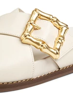 Enola Crisscross Leather Sandals