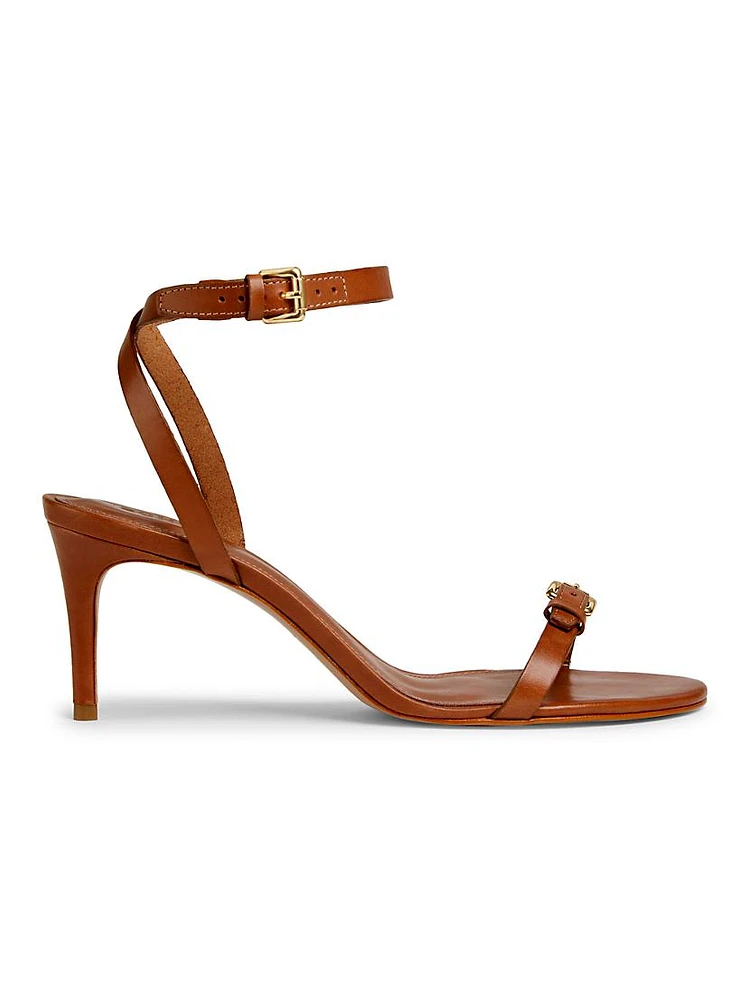 Aurora 75MM Leather Sandals