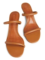 Taliah 63MM Leather Sandals