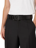 VLogo Signature Calfskin Belt