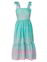 Remy Paisley Cotton Midi-Dress