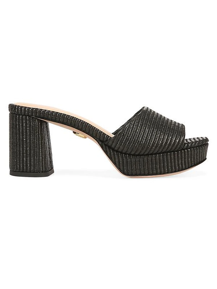 Dali 69MM Raffia Platform Sandals