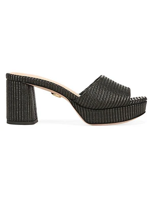 Dali 69MM Raffia Platform Sandals