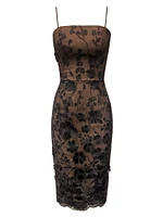 Josselyn Embroidered Floral Sheath Dress