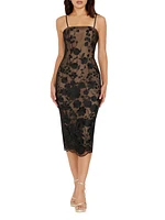 Josselyn Embroidered Floral Sheath Dress