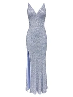 Iris Sequined Mermaid Gown