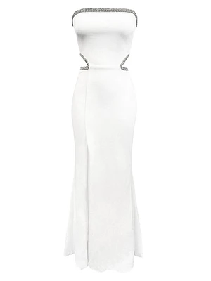 Ariana Embellished Cut-Out Gown