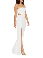 Ariana Embellished Cut-Out Gown