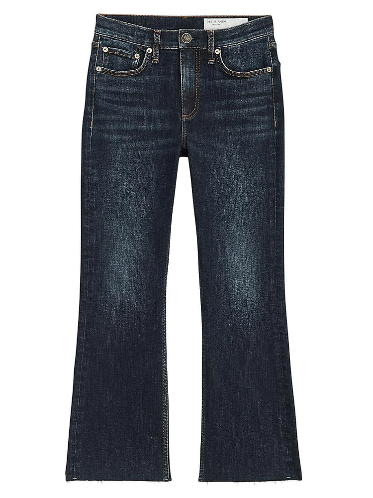 Peyton Mid-Rise Ankle Bootcut Jeans