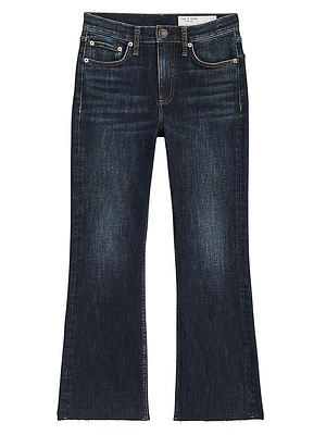 Peyton Mid-Rise Ankle Bootcut Jeans