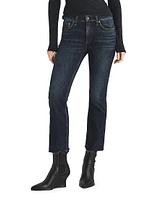 Peyton Mid-Rise Ankle Bootcut Jeans