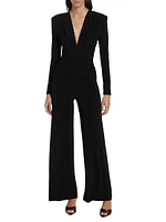 Shirred Waist Jumpsuit