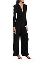 Shirred Waist Jumpsuit