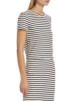 Whitney Striped Crop T-Shirt