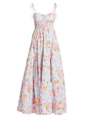 Rachelle Floral Tiered Maxi Dress