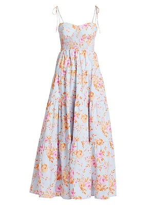 Rachelle Floral Tiered Maxi Dress