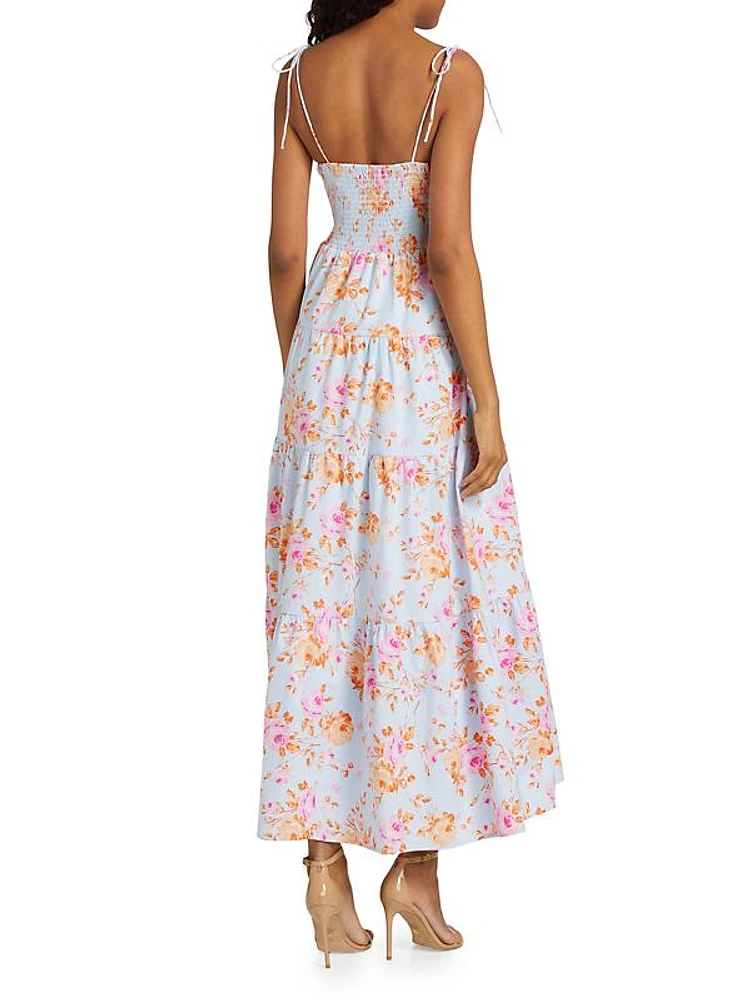 Rachelle Floral Tiered Maxi Dress