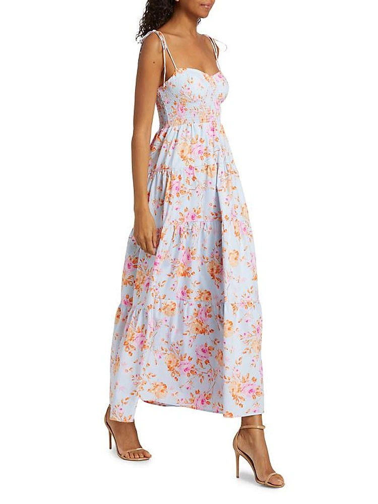 Rachelle Floral Tiered Maxi Dress