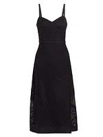 Willow Summer Lace Midi-Dress