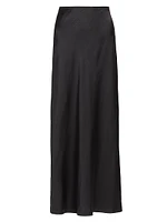 Dominique Satin Maxi Skirt