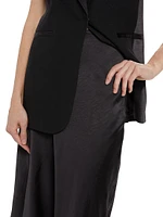 Dominique Satin Maxi Skirt