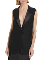 Helena Satin Lapel Vest