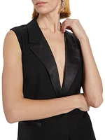 Helena Satin Lapel Vest