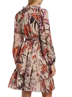 Samara Floral Tie-Waist Dress