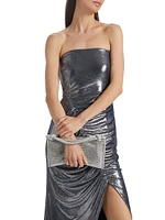 Samson Strapless Metallic Gown