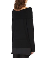 Tiglio Virgin Wool Off-The-Shoulder Sweater