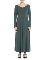 Valido V-Neck Jersey Maxi Dress