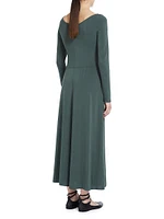 Valido V-Neck Jersey Maxi Dress