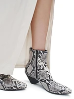 Spire Snake Leather Side-Zip Boots