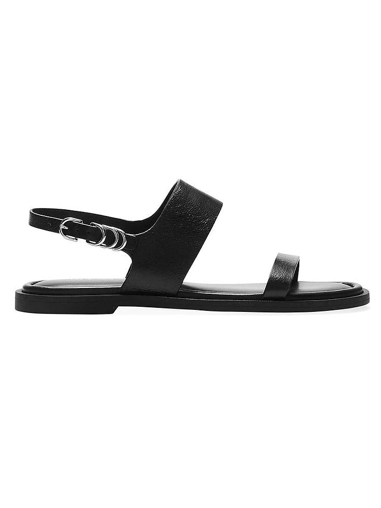 Geo Leather Sandals