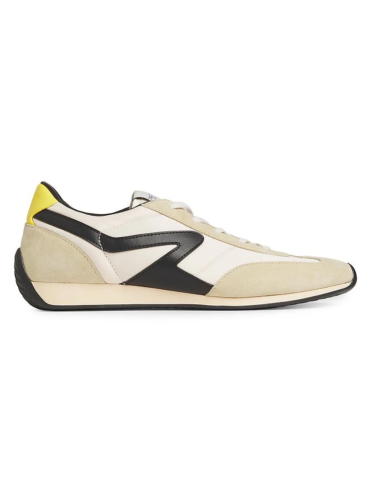 Retro Runner Slim Suede Sneakers