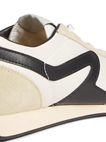 Retro Runner Slim Suede Sneakers