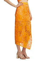 Irene Lace Midi-Skirt