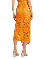 Irene Lace Midi-Skirt