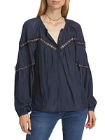 Harper Grommet Blouse