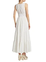 Azalea Cotton Tiered Maxi Dress