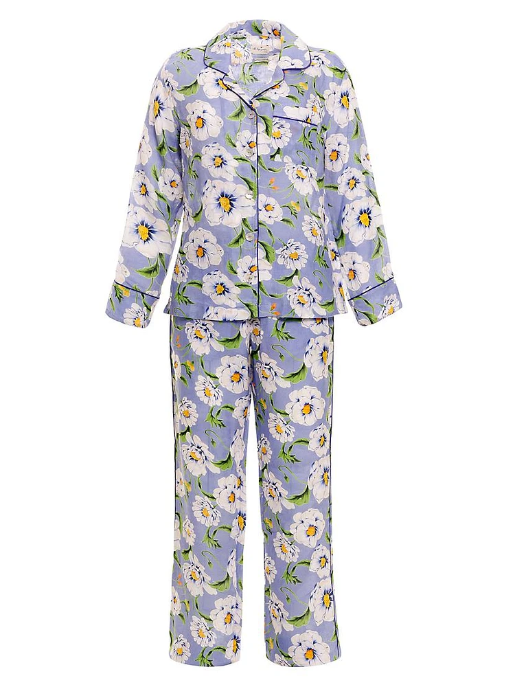 Emma Floral 2-Piece Pajama Set