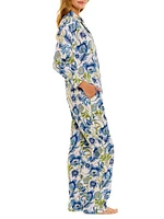 Blue Serenity Emma Green Medusa 2-Piece Pajama Set