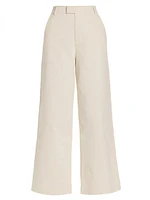 Anais Bull Denim Straight-Leg Pants