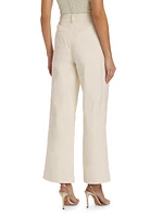 Anais Bull Denim Straight-Leg Pants