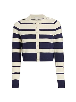 Kimbra Stripe Wool Cardigan