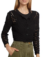 Marc Cropped Lace Cardigan