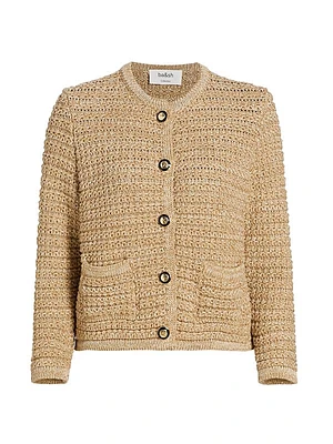 Gaston Metallic Cardigan