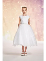 Girl's Sparkle Lace & Tulle Dress