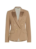 Kenzie Satin Lapel Blazer