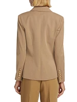 Kenzie Satin Lapel Blazer